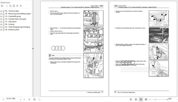 Audi A4 1995 2002 A4 Avant 8D 8D2 8D5 Workshop Manual 1