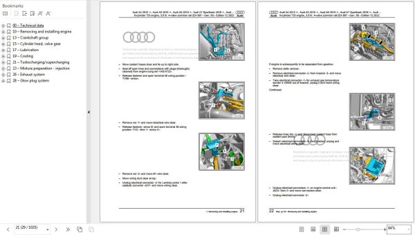 Audi A4 2015 2019 8W 8W2 8W5 8WH Workshop Manual 1