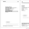 Audi A4 2020 2023 8WC 8WD 8WJ Workshop Manual