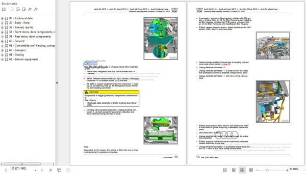 Audi A4 2020 2023 8WC 8WD 8WJ Workshop Manual 1
