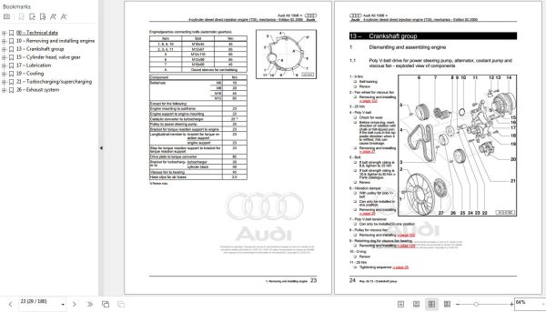 Audi A6 1997 2005 A6 Avant V8 Allroad Quattro 4B to 4BH Workshop Manual 1