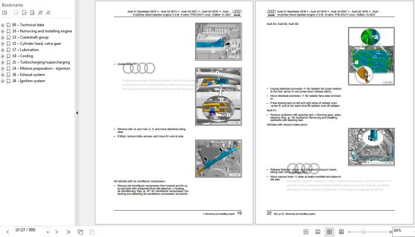 Audi Q3 2018 2023 F3N F3 F3B FN Workshop Manual 1