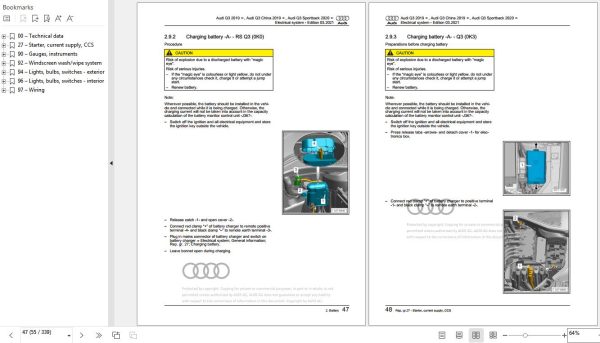 Audi Q3 2018 2023 F3N F3 F3B FN Workshop Manual 2