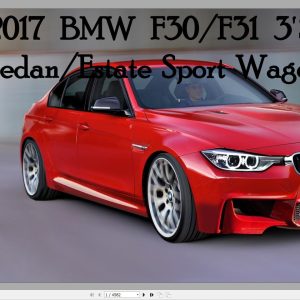 BMW 3 Series F30 2012 2017 Schematic Service Repair Manual