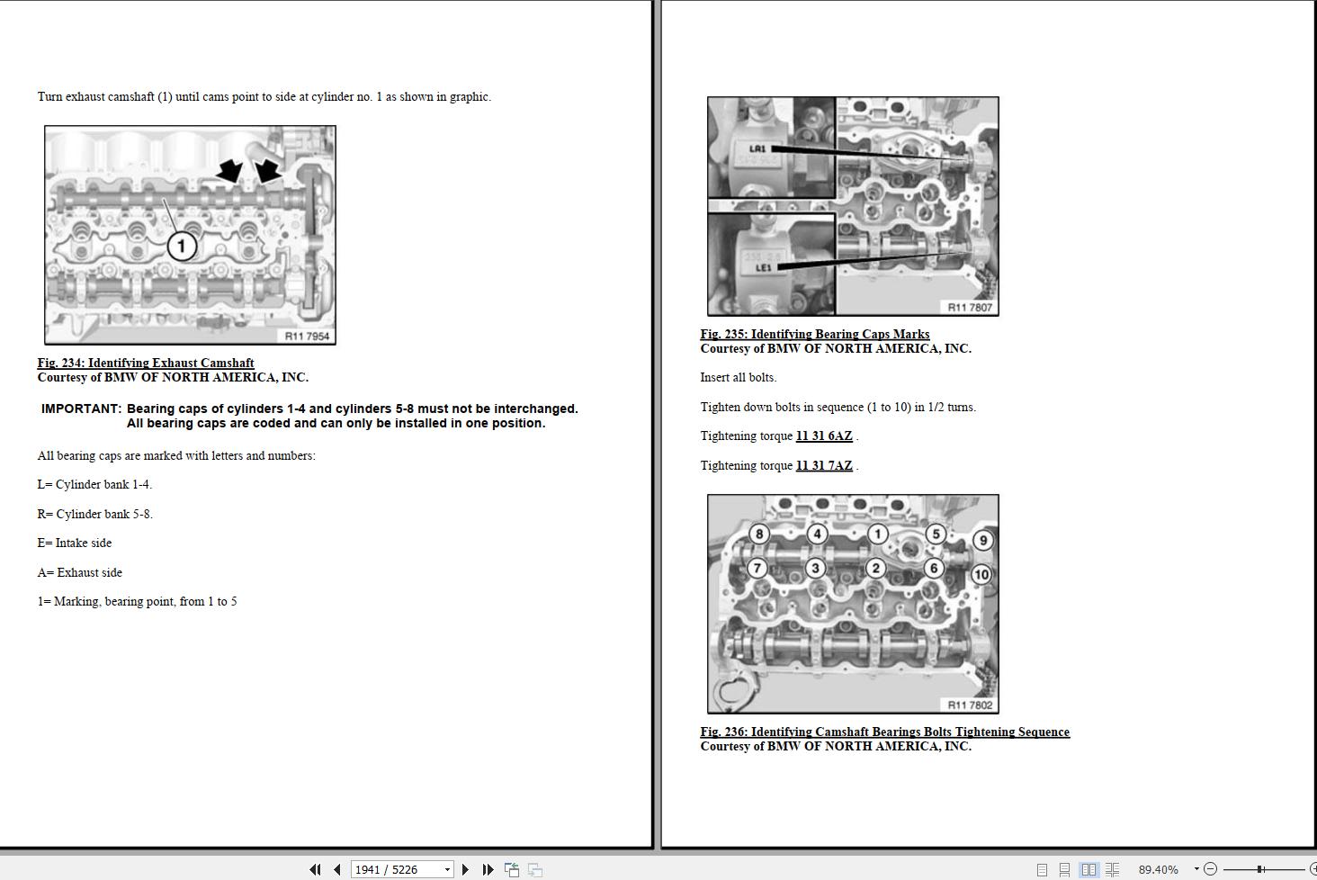 BMW 7 SERIES 2008 2009 Diagrams Service Repair Manual 3