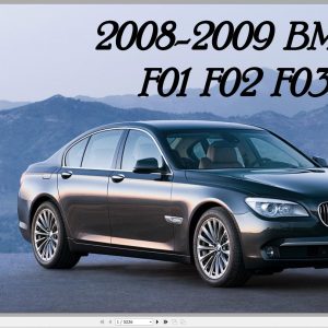 Bmw 7 Series F01 F02 F03 2008 2009 Diagrams Service Repair Manual