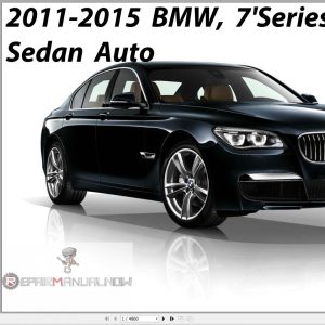 BMW 7 Series F01 2011 2015 Diagrams Service Repair Manual