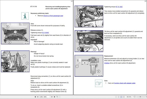BMW 7 Series F02 2010 Service and Repair Manual 1