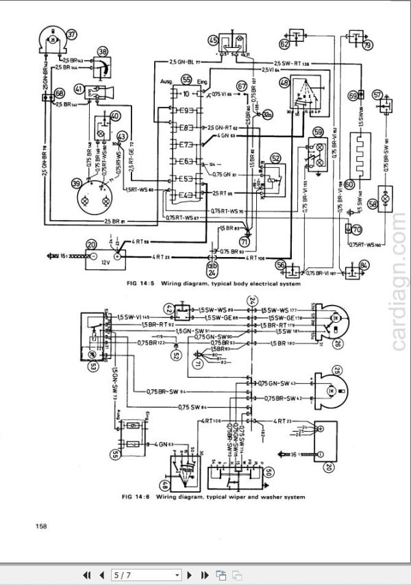 BMW E3 E9 Wiring Diagrams Service Repair Manual 3