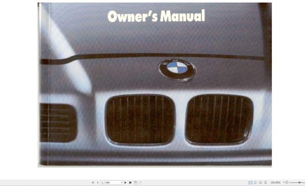 BMW E31 8 Series 1989 1999 Service Repair Manual 2