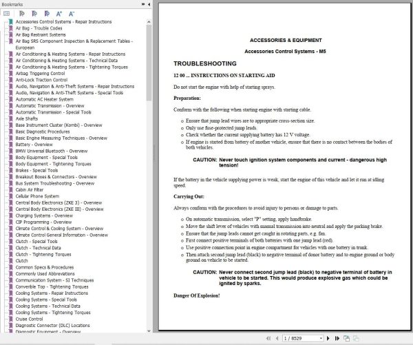 BMW E39 5 Series 1997 2004 Wiring Diagram Service Repair Manual