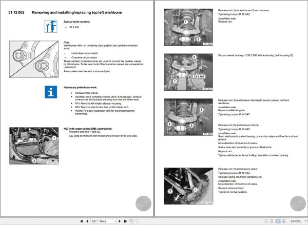 BMW F06 650i COUPE Workshop Service Manual 3