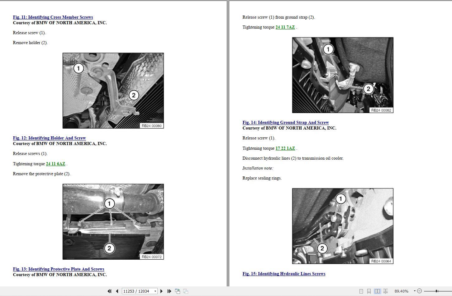 BMW F22 2 Series 20142018 Wiring Diagram & Service Repair Manual