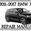 BMW F25 X3 2011 2017 Wiring Diagrams Service Repair Manual