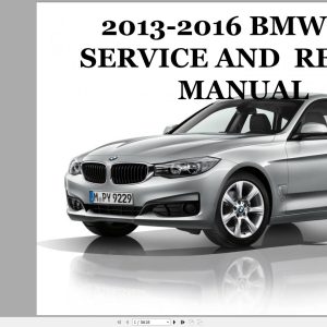 BMW F34 2013 2016 Wiring Diagrams Service Repair Manual