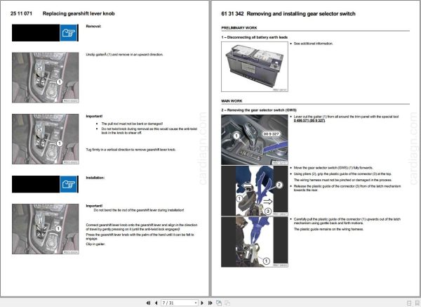 BMW F45 2014 2020 Service Repair Manual 3