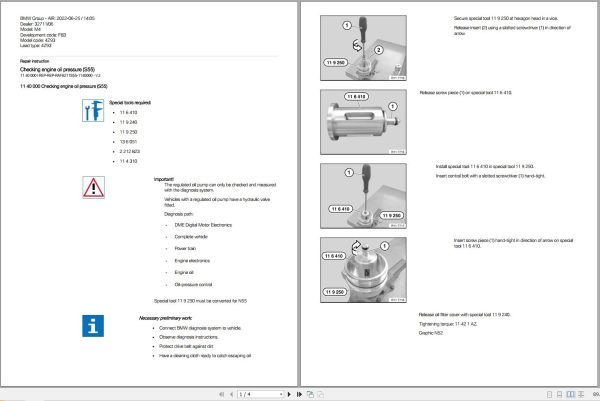 BMW F83 Service Repair Manual