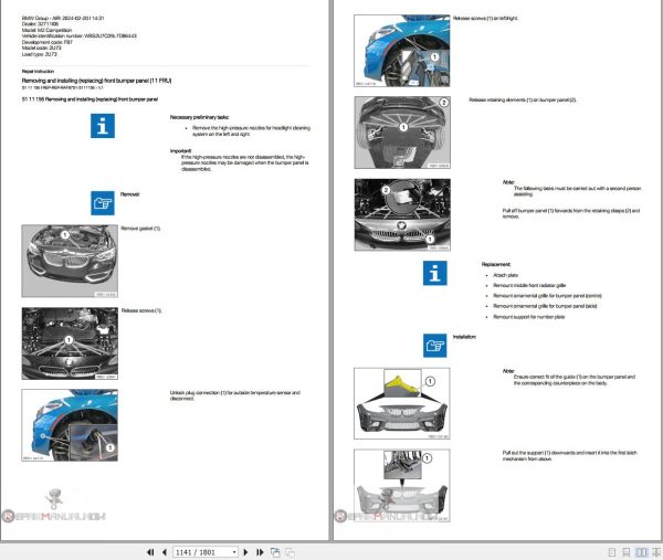 BMW F87 2020 Service and Repair Manual 3