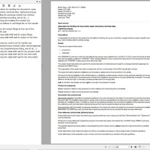 BMW G01 Convertibale Service Repair Manual