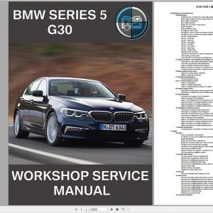BMW G30 Diagrams Service Repair Manual