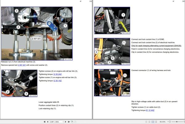 BMW I Series I01 2013 2017 Diagrams Service Repair Manual 2