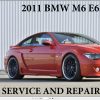 BMW M6 E63 E64 2006 2011 Wiring Diagram Service Repair Manual