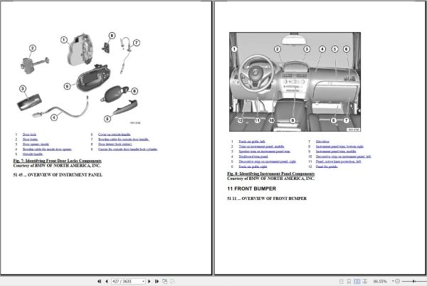 BMW M6 E63 E64 2006-2011 Wiring Diagram & Service Repair Manual