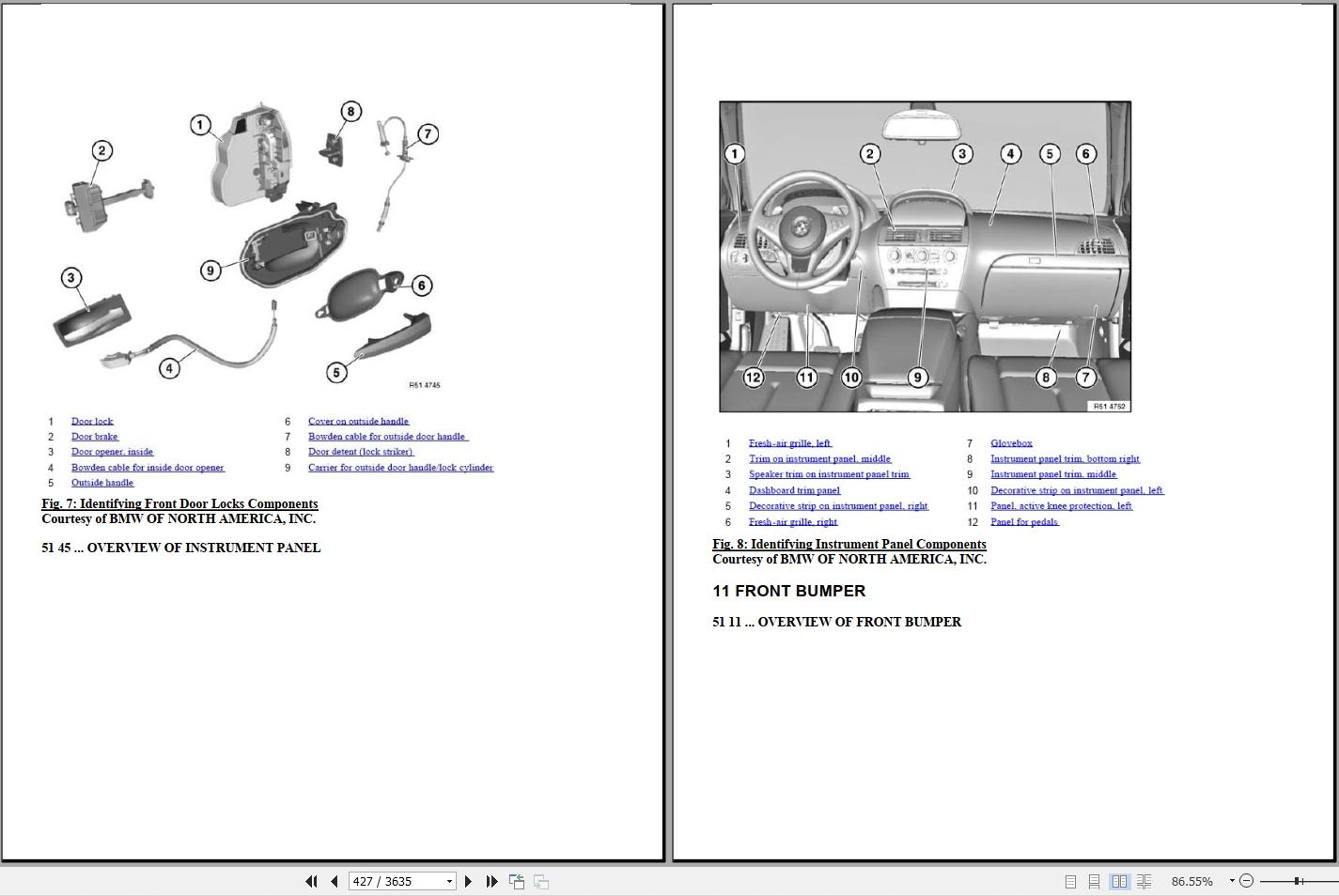 BMW M6 E63 E64 20062011 Wiring Diagram & Service Repair Manual