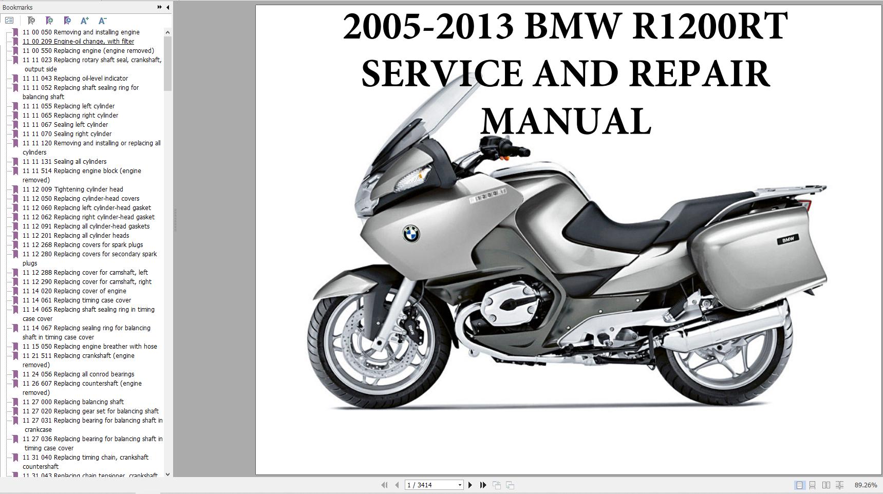 BMW MOTO Wiring Diagram Service Repair Manual