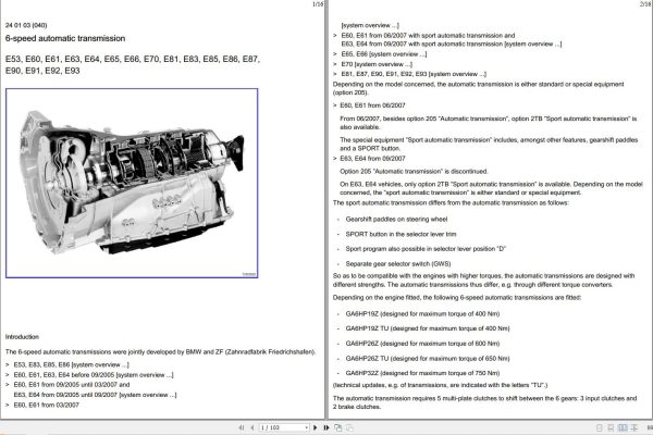 BMW X Series E70 X5 40dX N57 Auto EUR RL 2012 Service Repair Manual