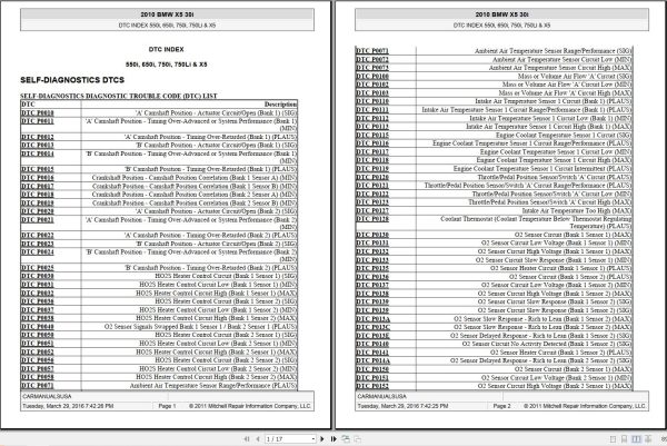 BMW X5 30i 2010 Schematic Service Repair Manual 3