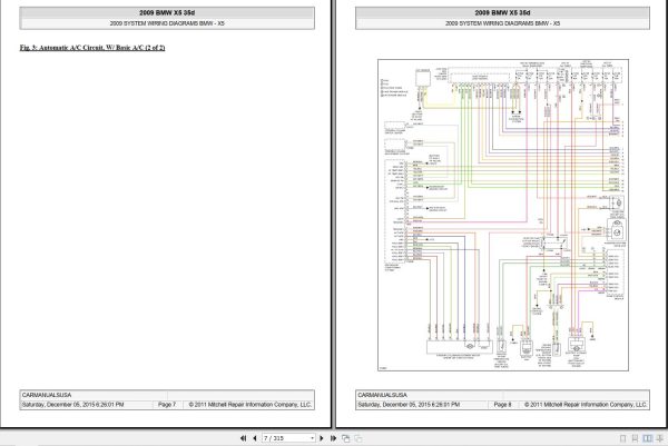 BMW X5 35D E70 2007 2013 Schematic Service Repair Manual 5