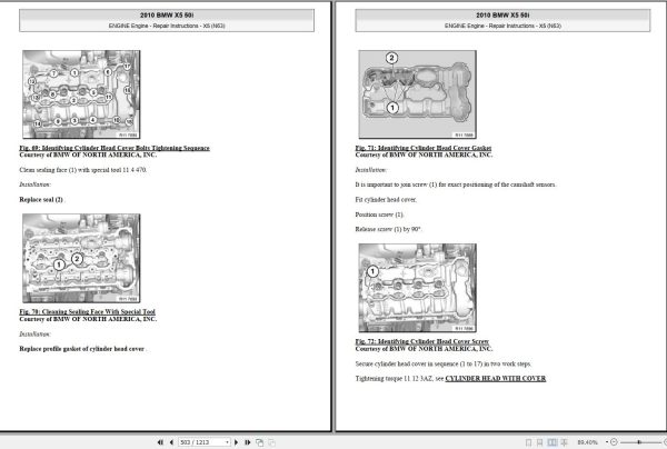 BMW X5 50i 2010 2011 Wiring Diagrams Service Repair Manual 4