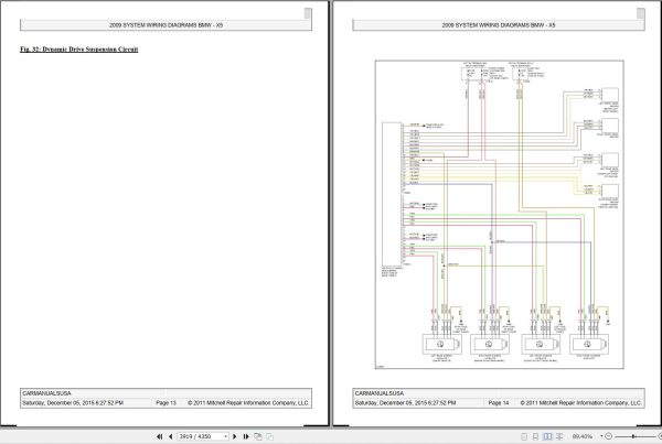 BMW X5 E70 2007 2013 Wiring Diagrams Service Repair Manual 4