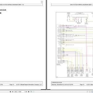 Bmw X5 E70 2010 2011 Wiring Diagrams Service Repair Manual 5