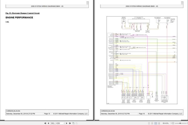 BMW X5 E70 2010 2011 Wiring Diagrams Service Repair Manual 5