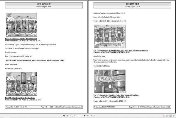 BMW X5 M 2010 Diagrams Service Repair Manual 1