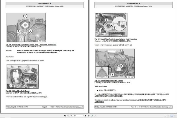 BMW X5 M 2010 Diagrams Service Repair Manual 3