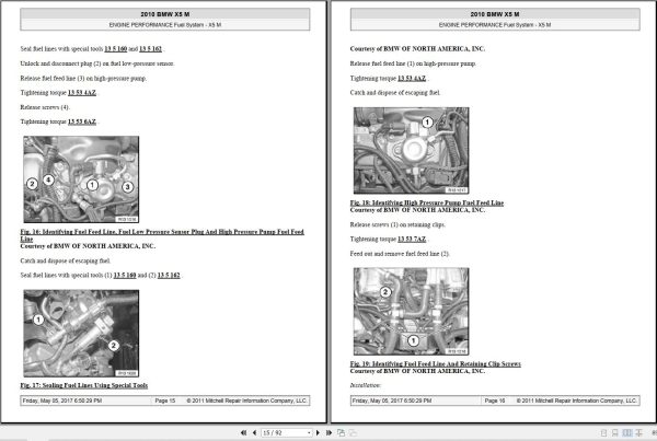 BMW X5 M 2010 Diagrams Service Repair Manual 4