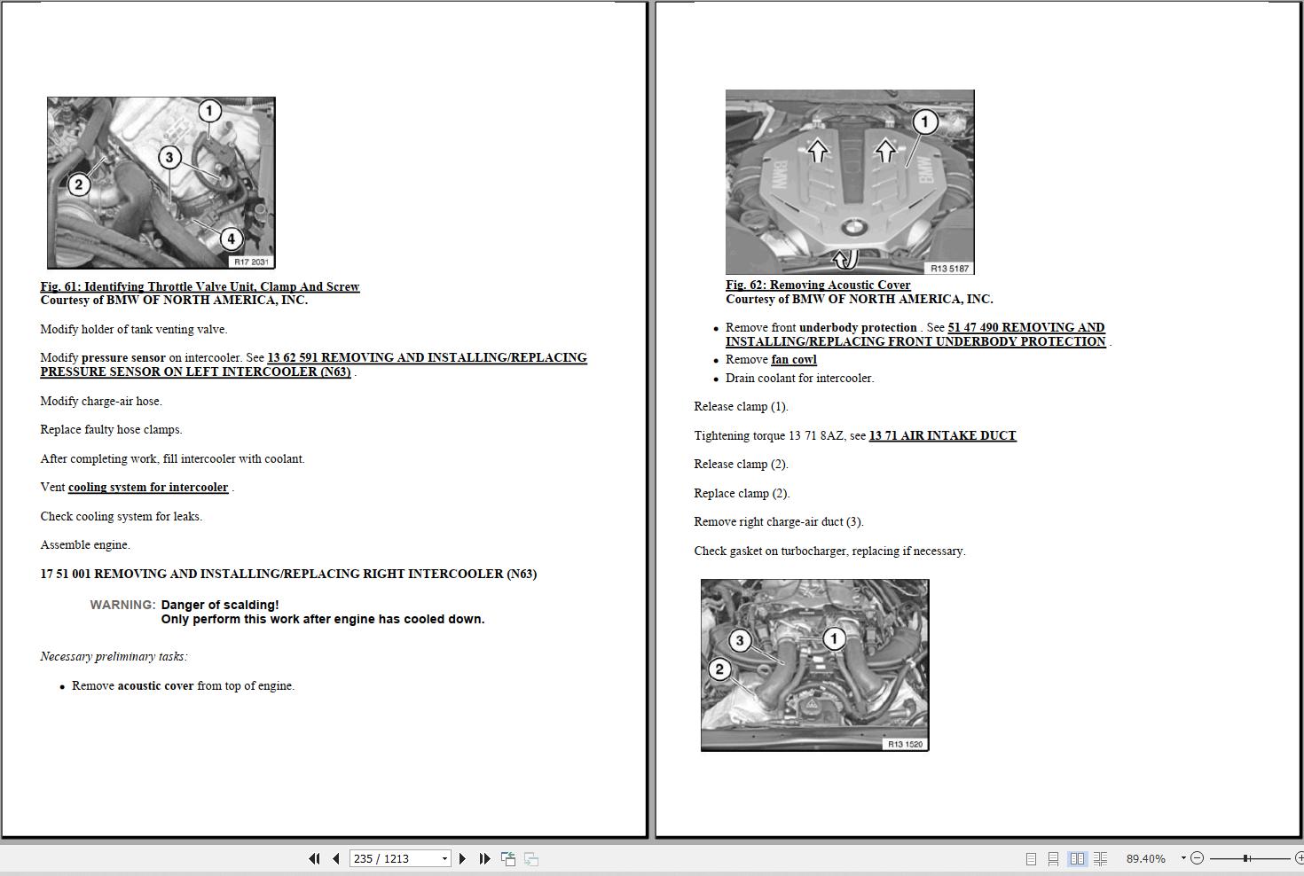BMW X5 N63 ENGINE 20102011 Wiring Diagrams & Service Repair Manual