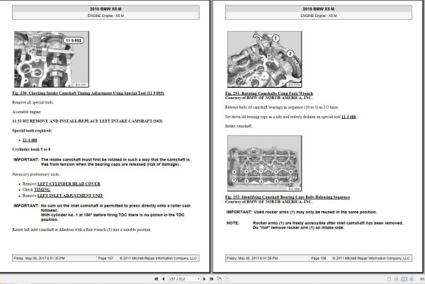 BMW X5M S63 2010 Schematic Service Repair Manual 4