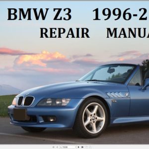 BMW Z3 1996 2002 Diagrams Service Repair Manual