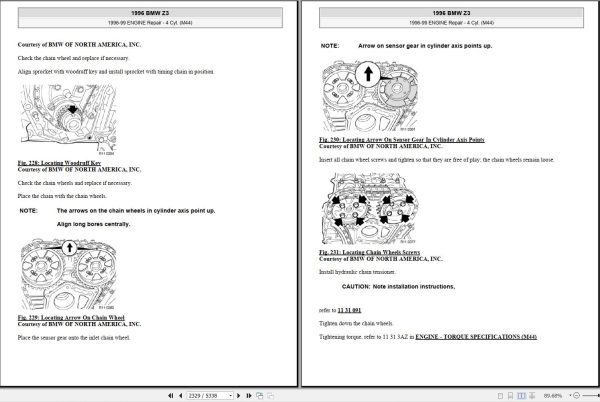 BMW Z3 1996 2002 Diagrams Service Repair Manual 2