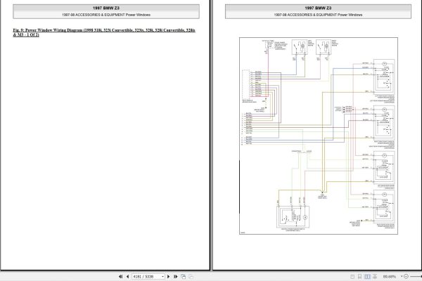 BMW Z3 1996 2002 Diagrams Service Repair Manual 3