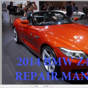 BMW Z4 E89 2006 2015 Schematic Service Repair Manual