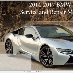 BMW i8 2014 2017 Service and Repair Manual