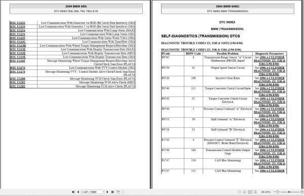 BWM E63 E64 6 Series 2004 2010 Diagram Service Repair Manual 2