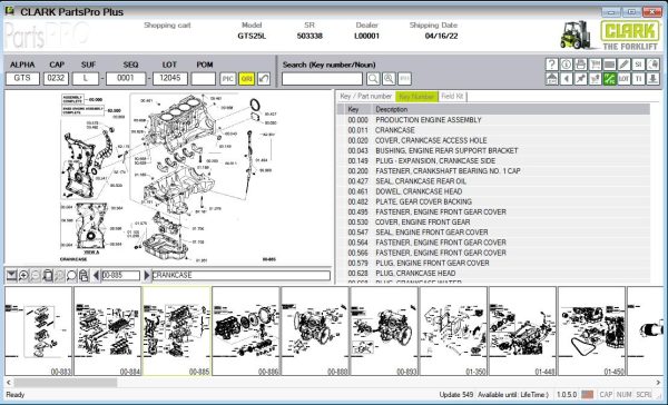 Clark ForkLift Parts Pro Plus EPC v549 06.2024 Spare Parts Catalog 5