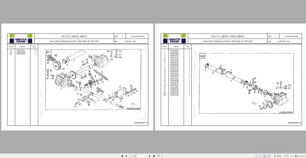 Deutz Fahr Agricultural 10.19 GB PDF Spare Parts Manual Document 5