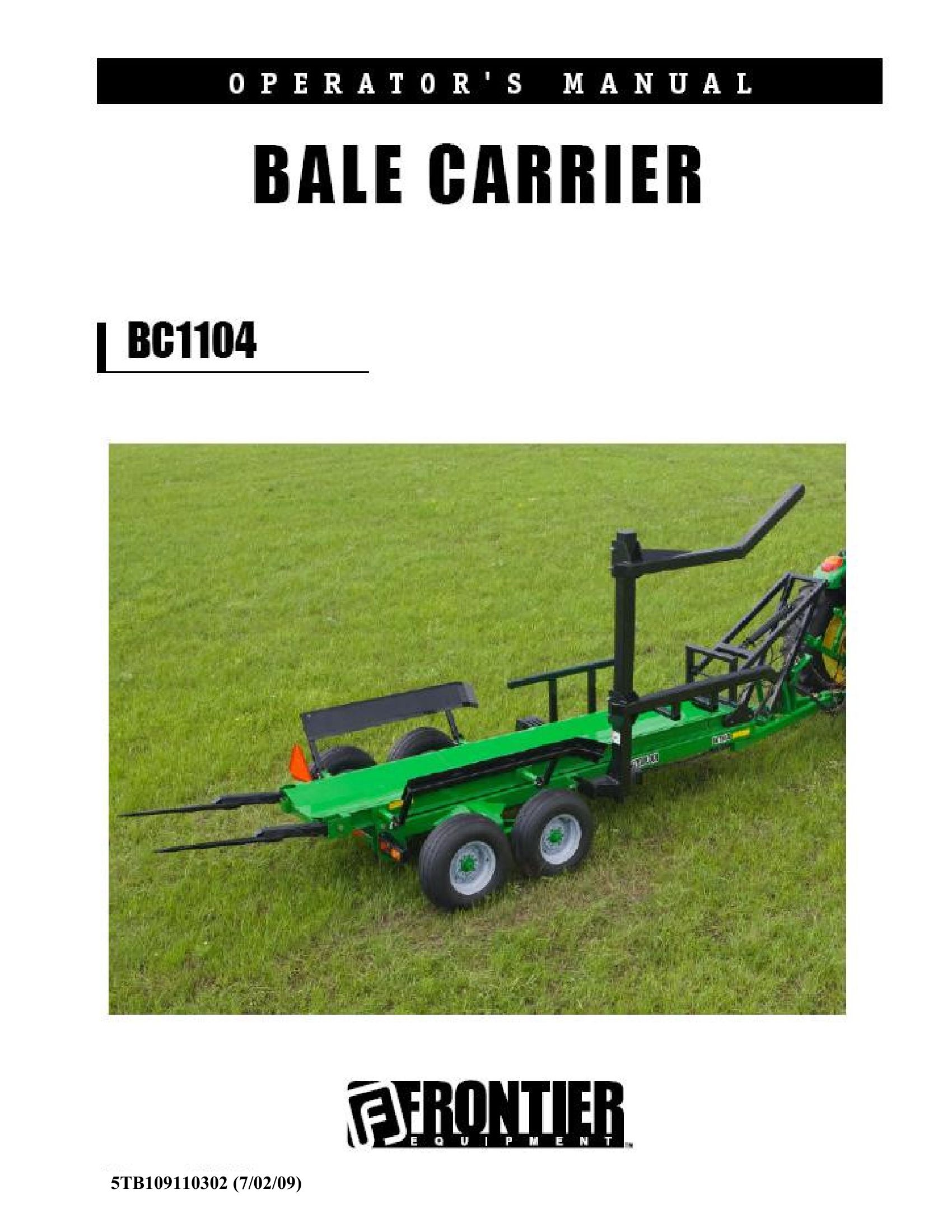 Frontier Bale Carrier BC1104 Operators Manual